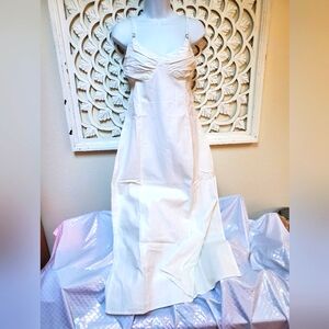 NWT L Space Dahlia Dress in Cream White XL